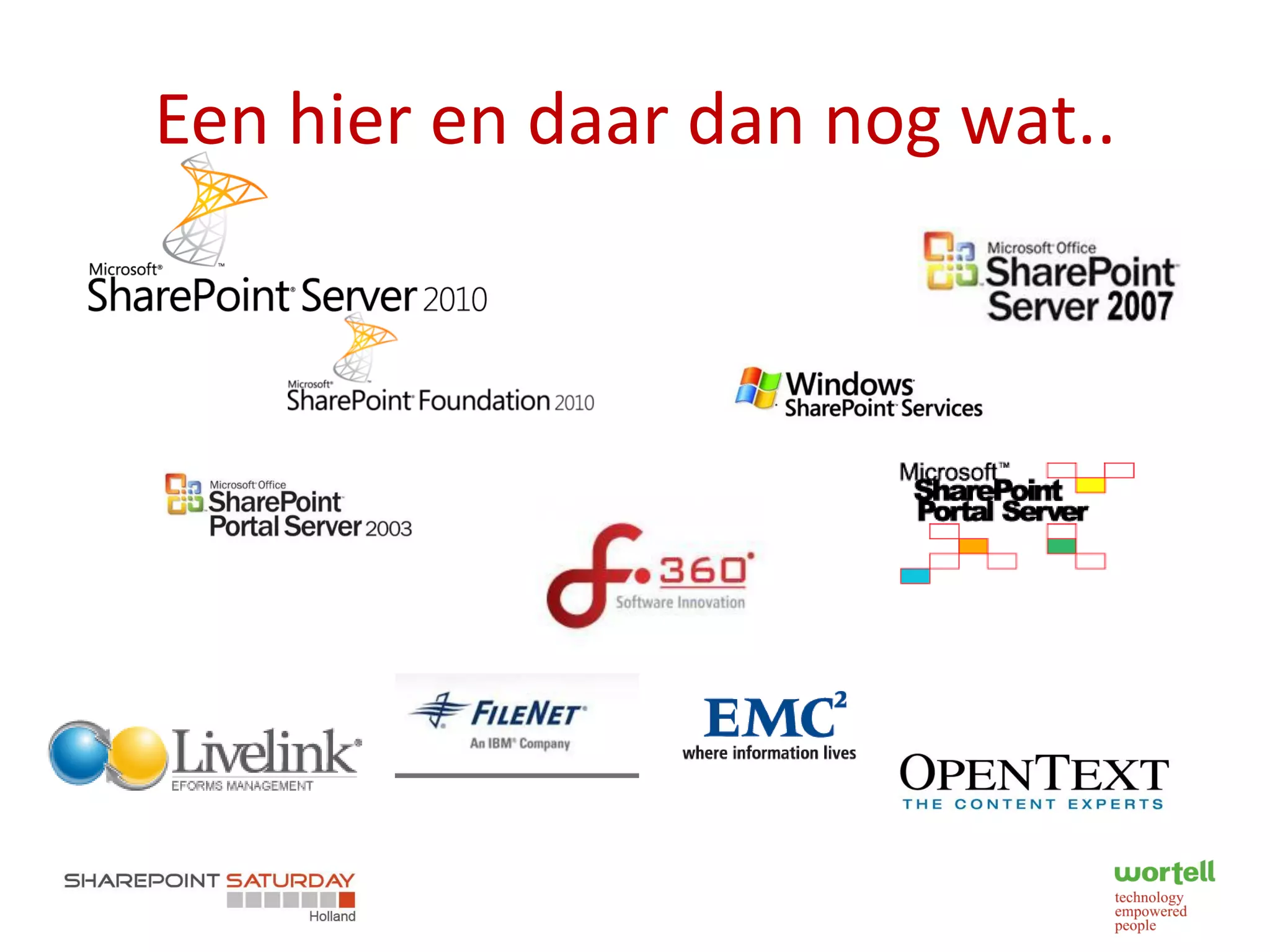 Een hier en daar dan nog wat..
 