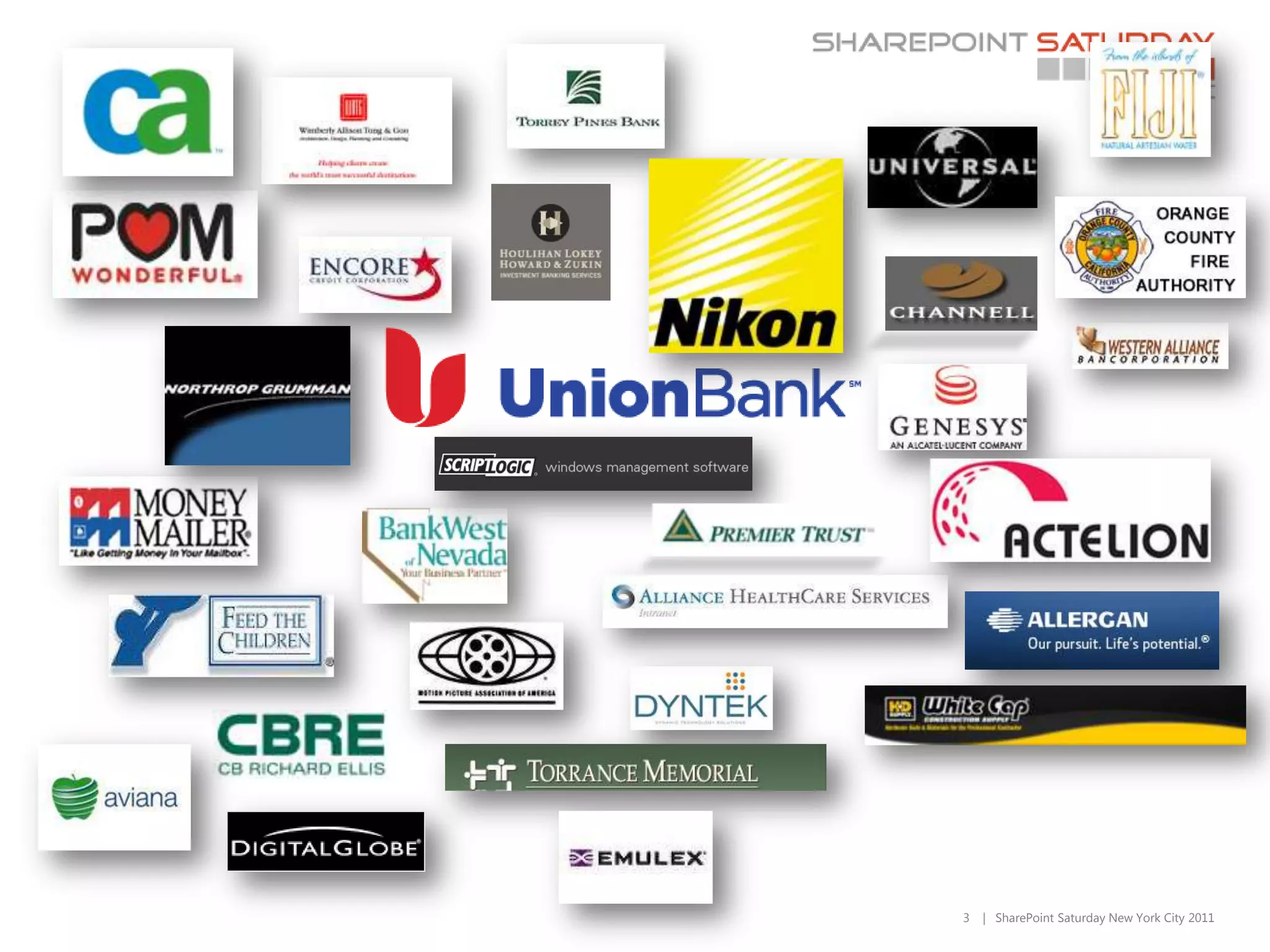 3   | SharePoint Saturday New York City 2011
 