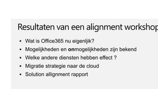 Resultaten van een alignment workshop





 