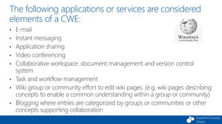 SharePoint Saturday
Ottawa
Why are we using a tool more than an
other?
• Adoption = habit
• Adoption = Easy to use
• Adopt...