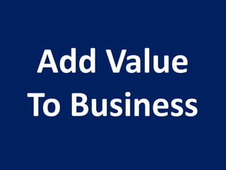 Joe has to convince IT Services, the CFO and Decision Makers