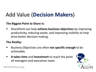 Two Key Groups Must Buy In and Have The Right ExpectationsIT ServicesDecision Makers