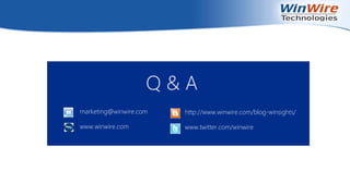 Q & A
http://www.winwire.com/blog-winsights/
www.twitter.com/winwire
marketing@winwire.com
www.winwire.com
 