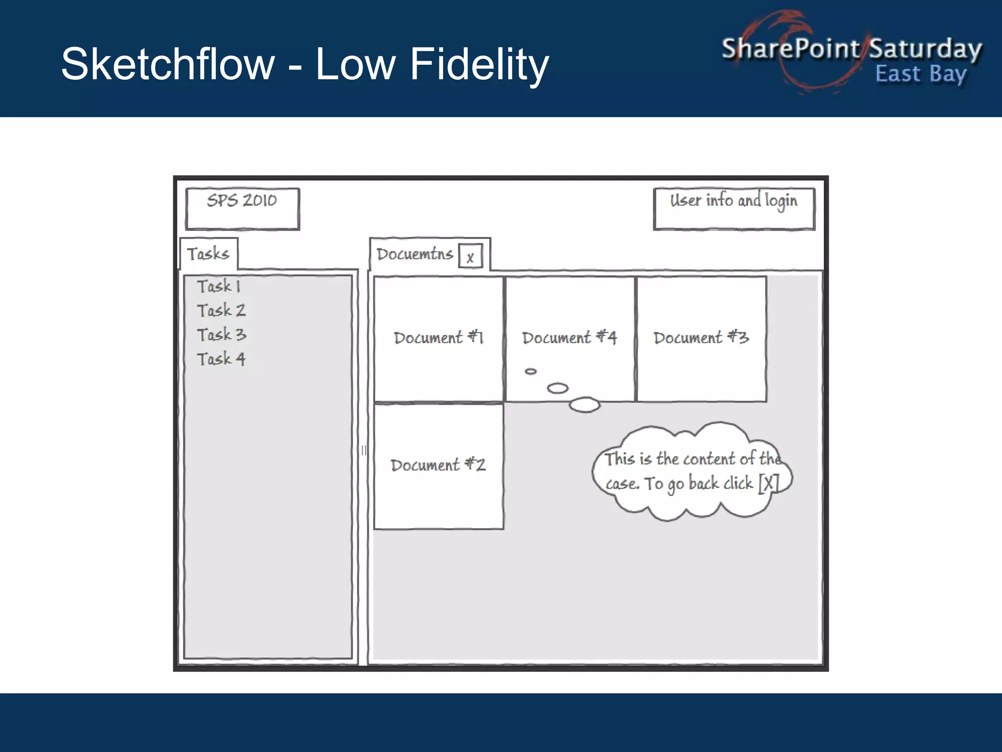 Sketchflow - Low Fidelity
 