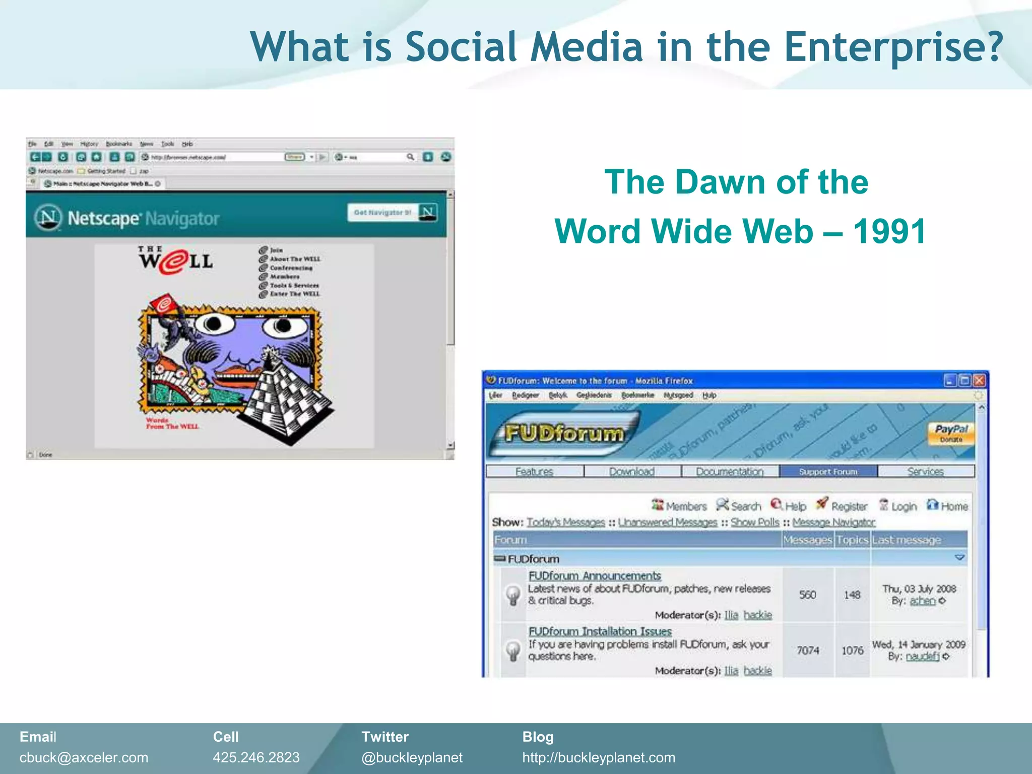 What is social media in the enterprise?
