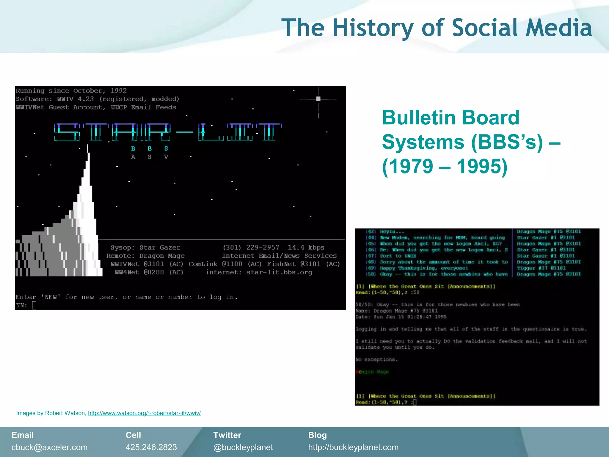 Meaningless slide left in to annoy my co-author, Mike Watson