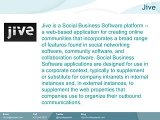 Discovery (expertise, interests)