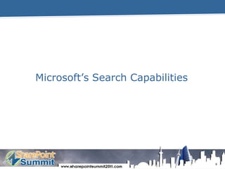 6Microsoft’s Search Capabilities