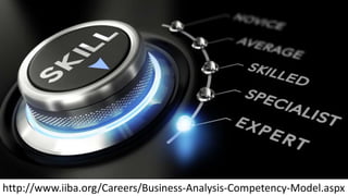 http://www.iiba.org/Careers/Business-Analysis-Competency-Model.aspx
 