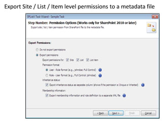 SharePoint to File Share Migration Tool | PPTX