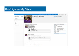 Don’t ignore My Sites 
 