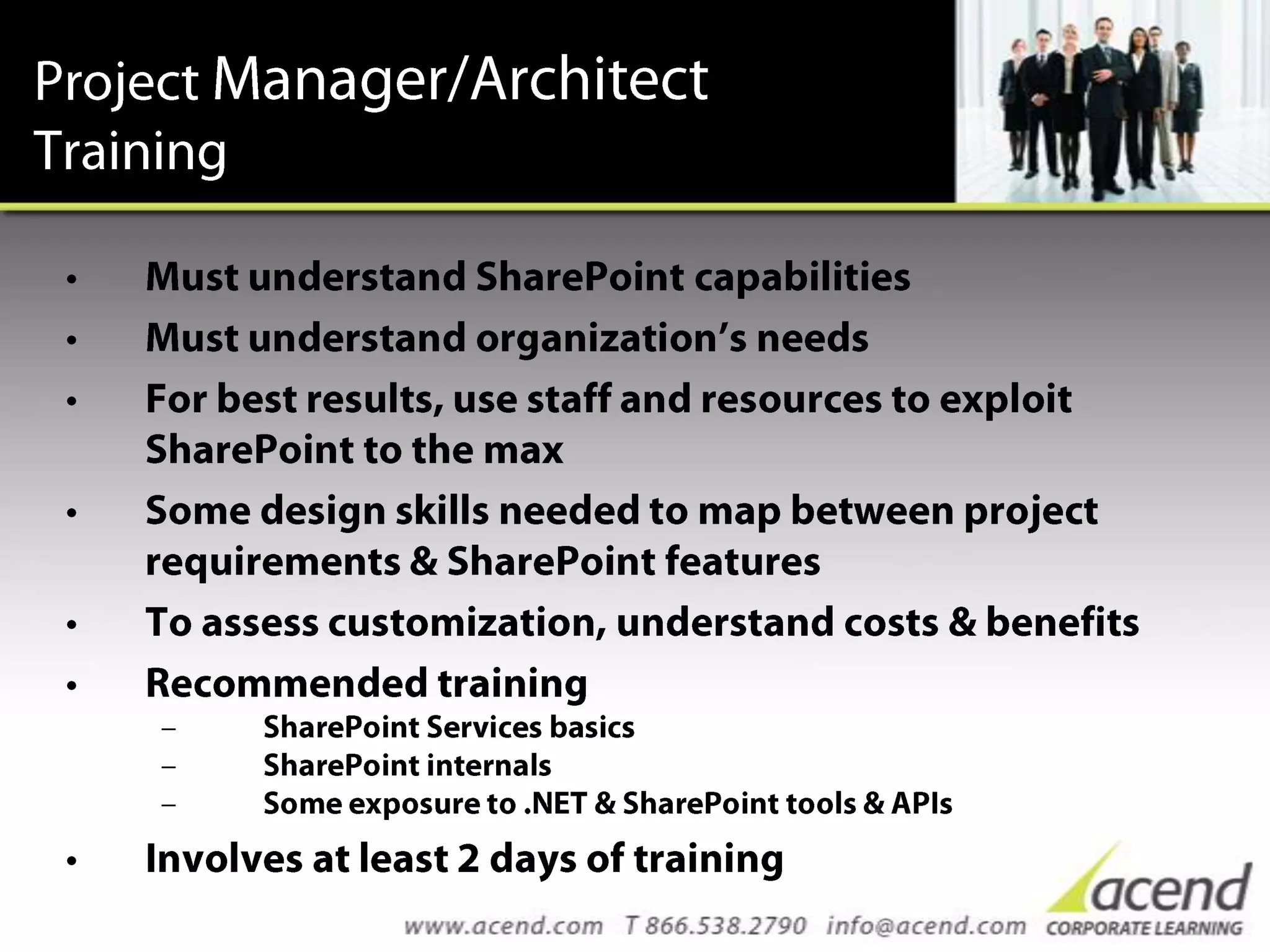 Increased team productivity