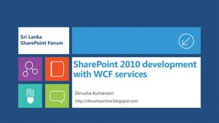 SharePoint 2010 development with WCF