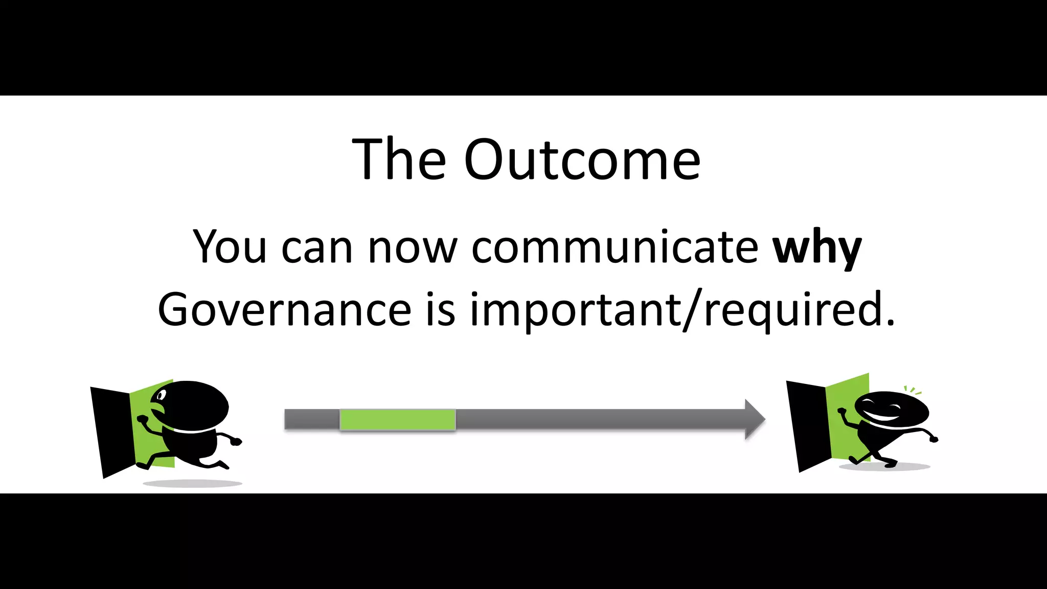 The Outcome
           You can now communicate why
          Governance is important/required.



#SPGov @RHarbridge
 