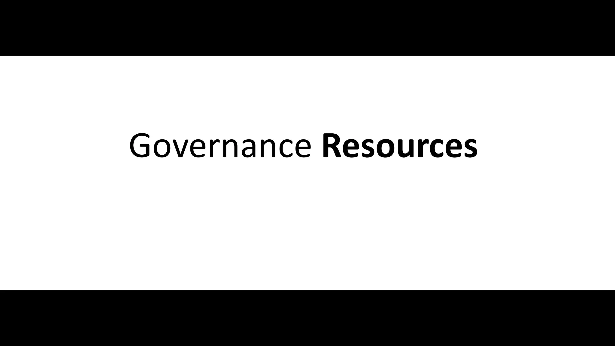 Governance Resources



#SPGov @RHarbridge
 