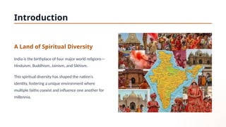 Exploring the Spiritual Heritage and Religious Traditions of India | PPTX