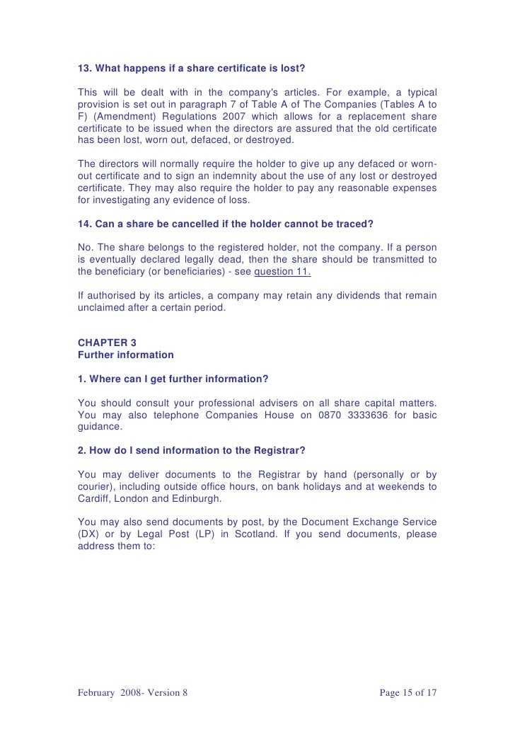 how to get share certificate