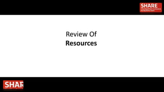 #Share4Biz @RHarbridge
Review Of
Resources
 