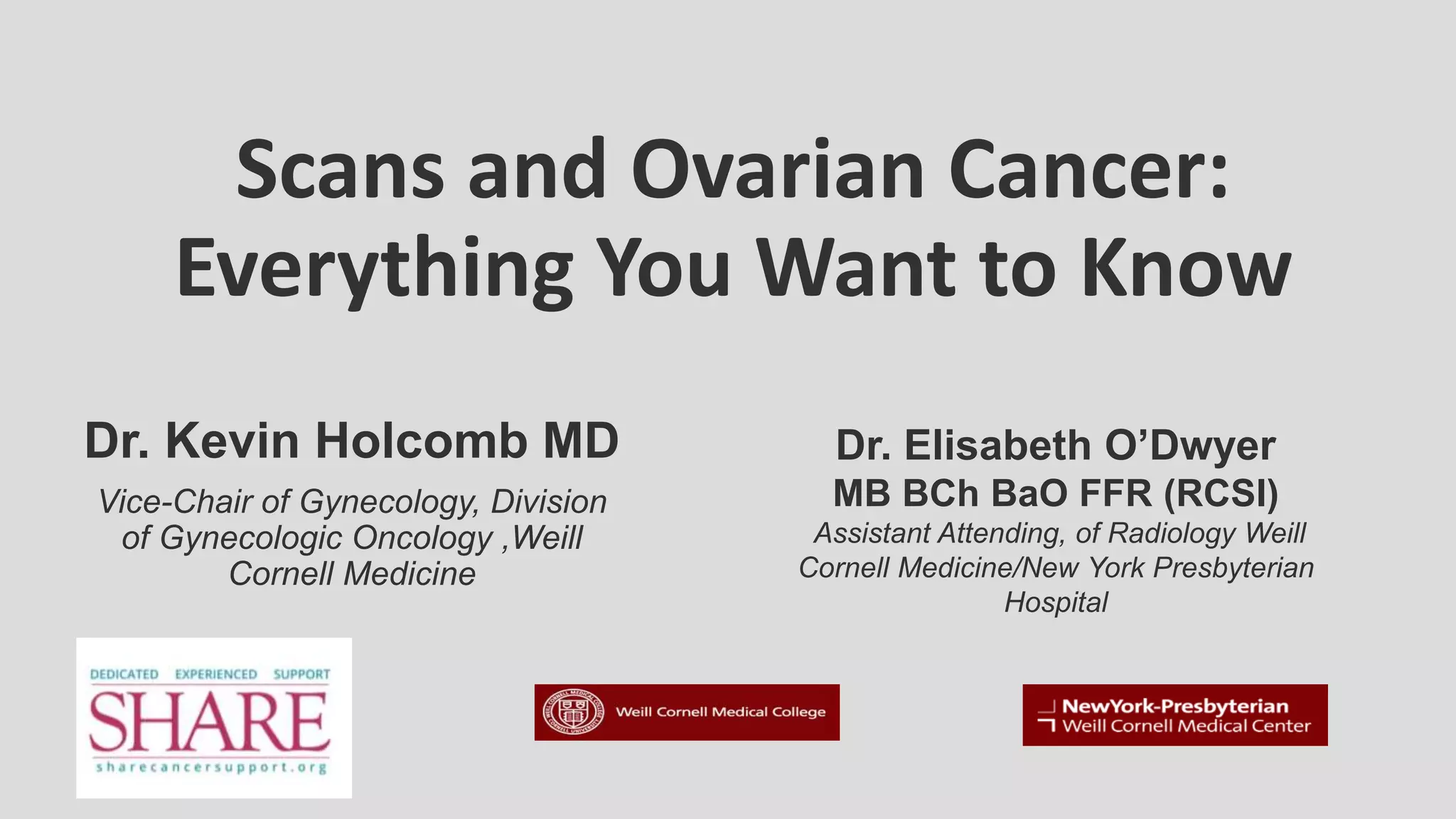 Scans and Ovarian Cancer: Everything You Want to Know | PPTX