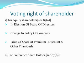  Change In Policy Of Company