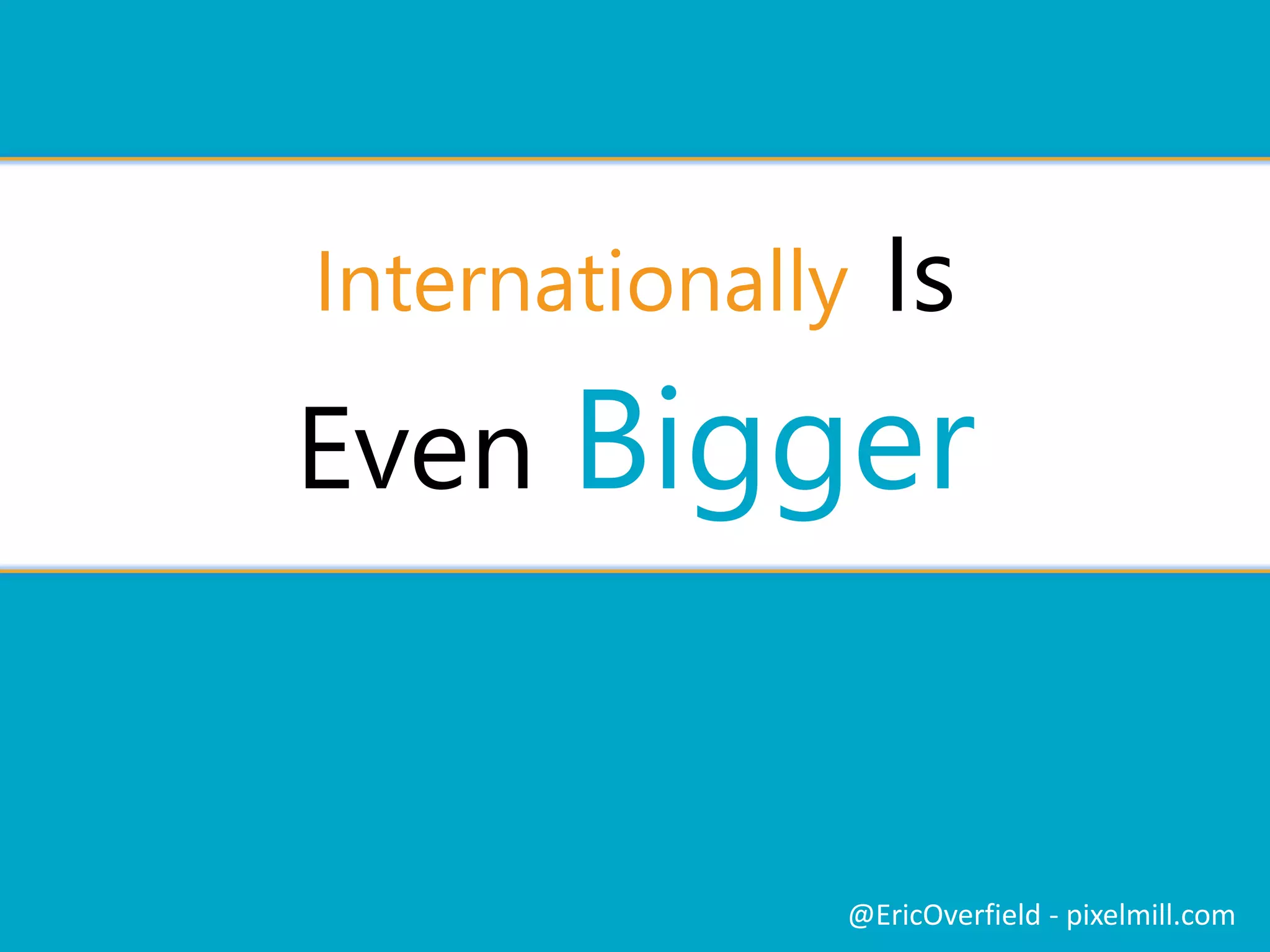 SharePoint 2013
Mobile Features
@EricOverfield - pixelmill.com
 