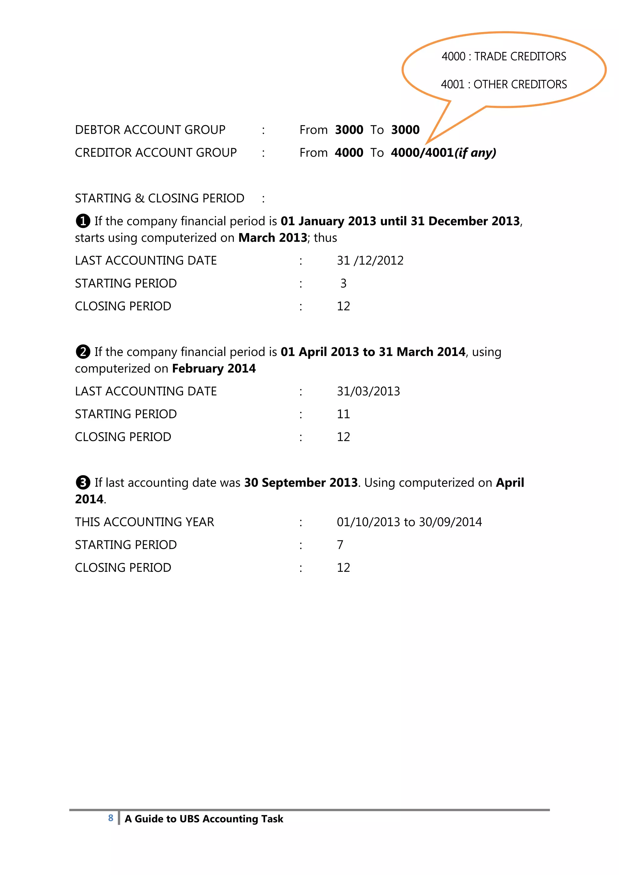 A Guide to UBS Accounting Task : The simple steps to record business ...