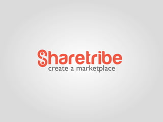 create a marketplace

 
