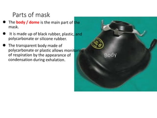 Parts of mask
 
