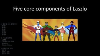 Five core components of Laszlo
I. 글로벌 서버 업데이트
문제 1
문제 2
문제 3
문제 4
문제 5
문제 6
II. 시스템의 탄생
Laszlo
Ghost In The Shell
Atlantica
Riders of Icarus
III. 배운점과 미래
배운점
경쟁사 동향
우리의 미래
 