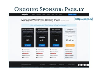 Ongoing Sponsor: Page.ly
http://page.ly/
 