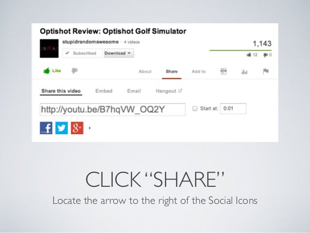 How To Share YouTube Videos On StumbleUpon And Pinterest