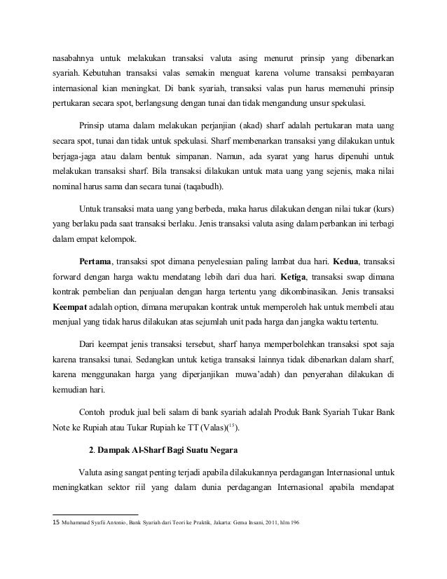 Transaksi forex syariah