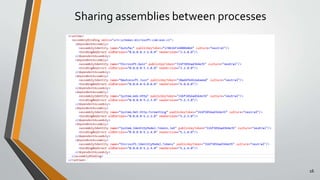 Sharing assemblies between processes
16
 
