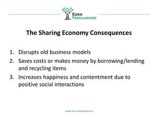 The Sharing Economy - Training Toolkit Based on Strengths, Weaknesses, Opportunities and Threats