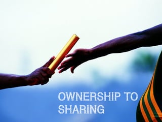 OWNERSHIP TO
SHARING
 