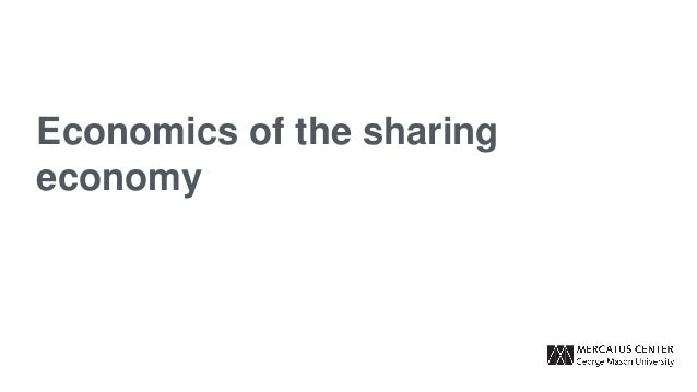Are we willing to adapt and
evolve with the sharing economy,
or will we continue to apply 20th
century thinking to 21st ce...