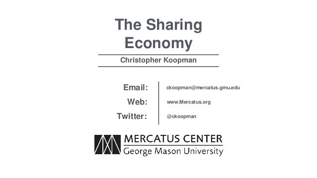 The Sharing Economy: Perspectives on Policies in the New Economy