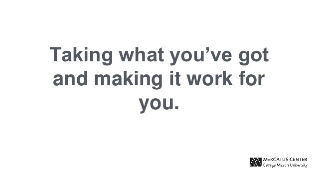 What can policymakers do about all
this?
 