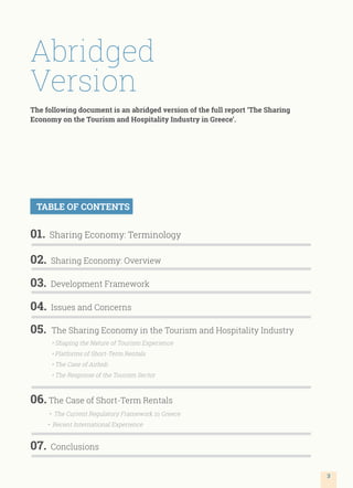 Sharing Economy and the Greek Tourism & Hospitality Sector | PDF