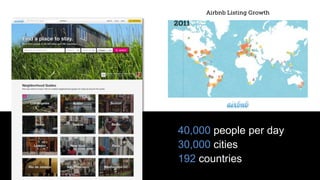 40,000 people per day
30,000 cities
192 countries
 