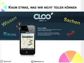 KoKonsum.org@danbar87
KAUM ETWAS, WAS WIR NICHT TEILEN KÖNNEN
 