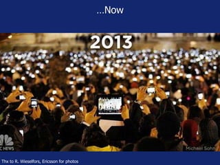 …Now 
Thx to R. Wieselfors, Ericsson for photos 
 