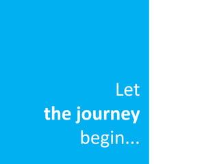 Let
the journey
begin...
 