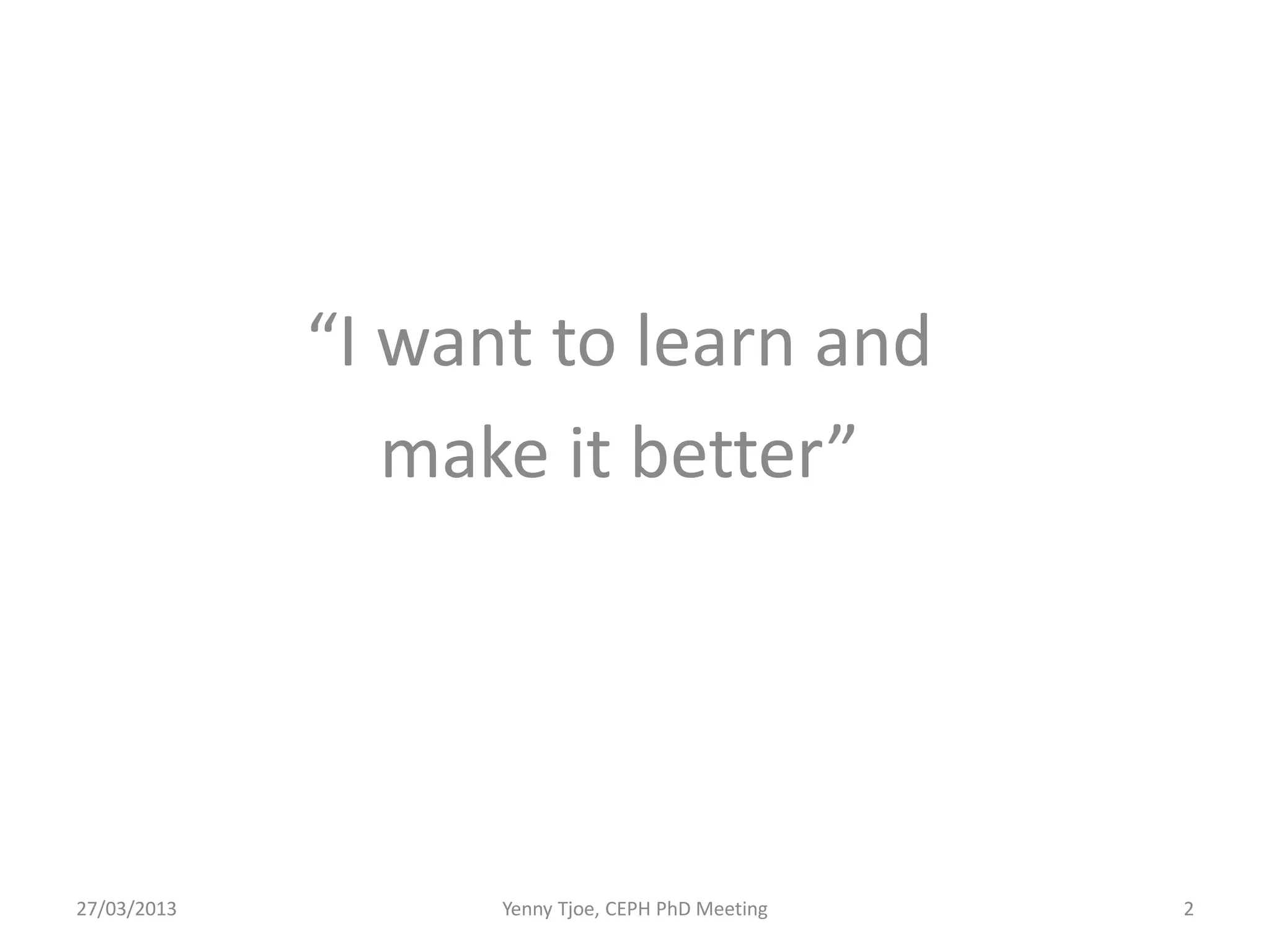 Sharing My Experience Preparing For Confirmation Seminar Pdf