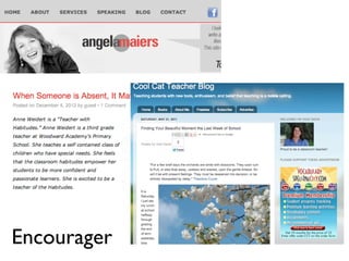 http://www.freetech4teachers.com/




                 http://larryferlazzo.edublogs.org/




Curation
 