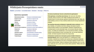 https://fi.wikiversity.org/wiki/Perusopetuksen_Wikiloikka
 