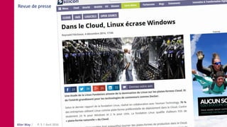 Alter Way
Revue de presse
Avril 2016 Template PowerpointP. 5
 