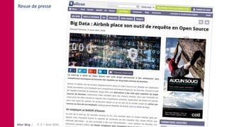 Alter Way Avril 2016 Sharing LilleP. 6
Revue de presse
 