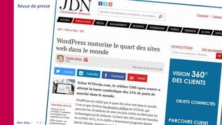 Alter Way Avril 2016 Sharing LilleP. 8
Revue de presse
 