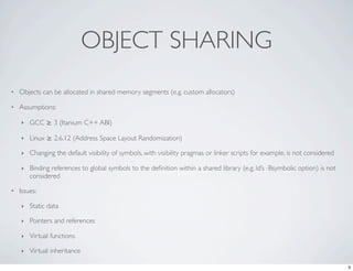 Sharing C++ objects in Linux | PDF